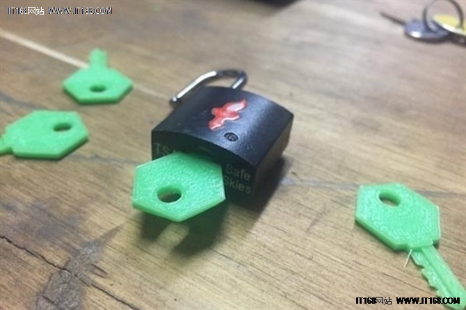 黑客3D打印TSA功能较多密钥 秒杀一切安全锁