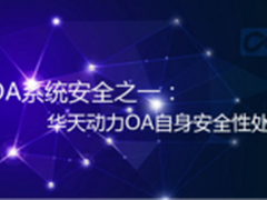 OA系统介绍：华天动力OA自身安全性处理