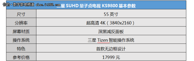 绝对沉浸感 三星KS9800量子点电视评测