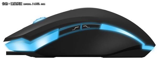 雷柏V21电竞级光学游戏鼠标纯黑版上市