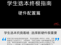 学生选本究竟看啥：选择新硬件很重要