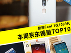 酷派Cool 1仅1099元 本周京东销量TOP10