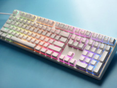 有趣的时钟 测ikbc F-108 RGB机械键盘