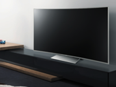 液晶4K HDR弧面超薄液晶电视独具一格