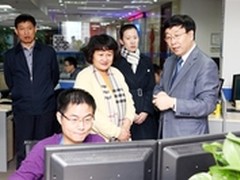 山东省版权局领导到华天软件考察调研