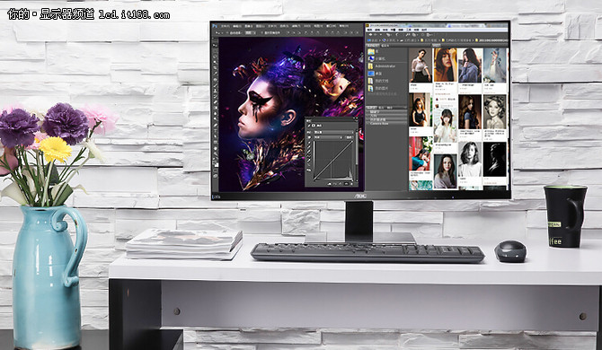 有颜更有色 AOC卢瓦尔2K显示器售价1999
