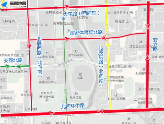 北京交警联合高德地图发布出行提示