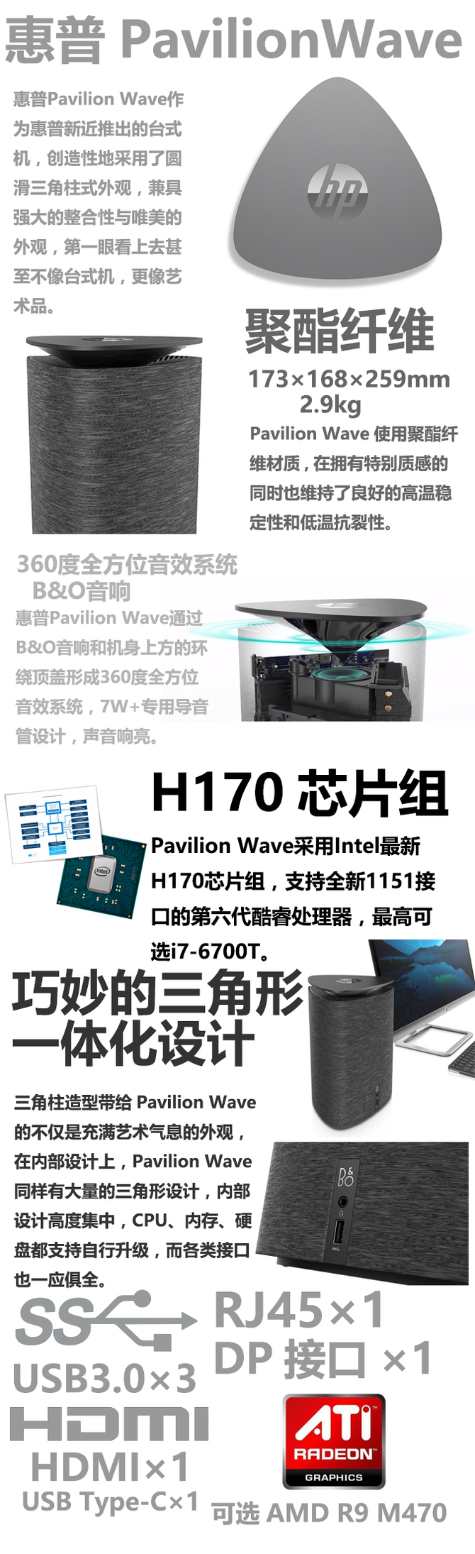 PC艺术品 数字解读惠普PavilionWave