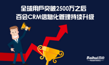 百会CRM:全球用户数突破2500万-IT168 软件专