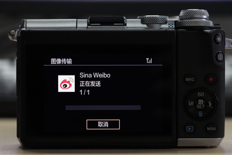 佳能EOS M6微博分享功能介绍点评