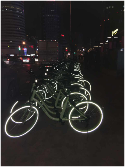 要体验要安全发光的共享单车你见过没?