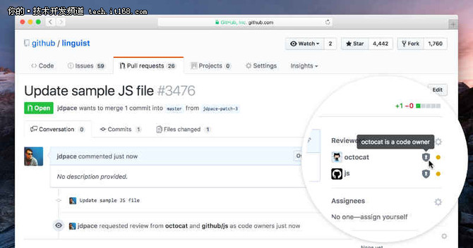GitHub推出代码所有者新功能