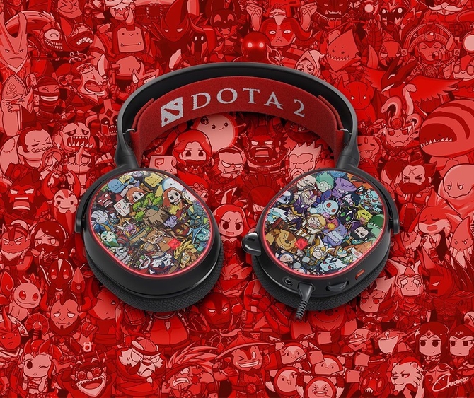 赛睿发布Arctis5 Dota2限量版游戏耳机