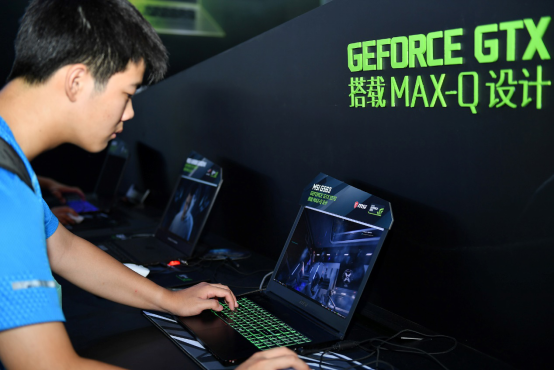 展台被NVIDIA占领了