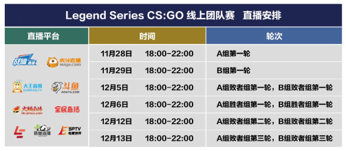 Legend Series CS:GO中国区线上团队赛