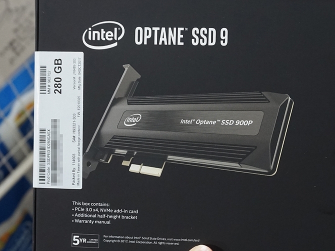 U.2PCI-E两种形式 Intel傲腾SSD 900P上市