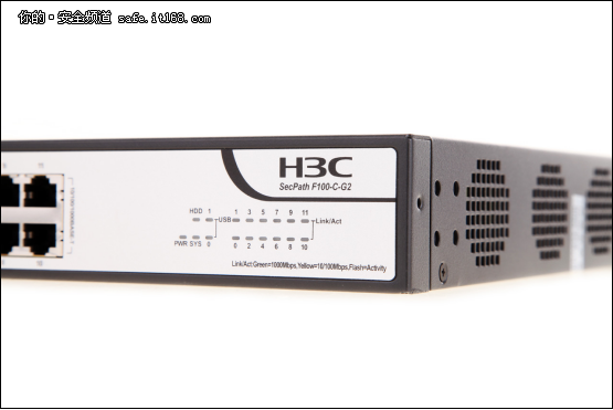 H3C SecPath F100-C-G2防火墙外观评测