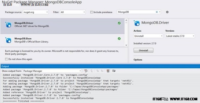 如何在.NET中使用MongoDB和CRUD操作教程