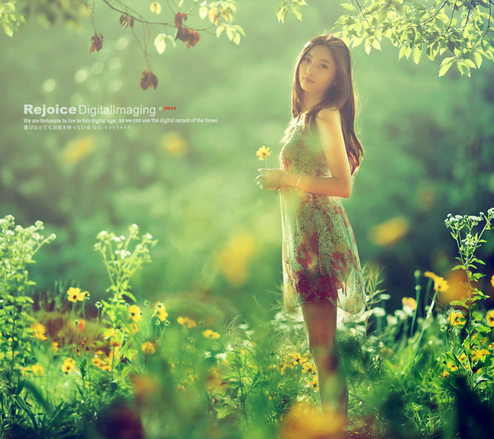 白嫩水灵纯真少女+安卓高清壁纸多图赏