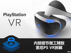 内部细节精致 索尼PlayStation VR拆解
