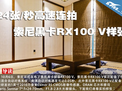 24张/秒高速连拍 索尼黑卡RX100 V样张