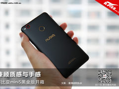 兼顾质感与手感 努比亚miniS黑金版开箱