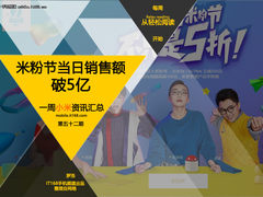 米粉节当日销售额破5亿 小米一周资讯