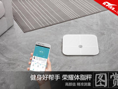 199元的高颜值健身帮手 荣耀体脂称开箱