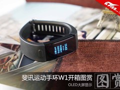 OLED大屏显示 斐讯运动手环W1开箱图赏