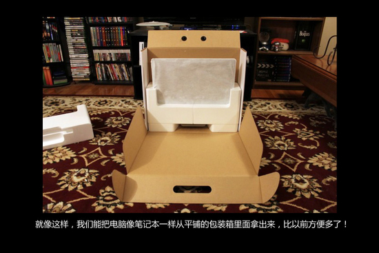 包装独特取出方便 新款21.5寸imac开箱-it168