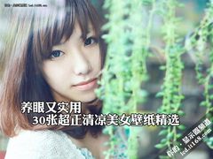 养眼又实用 30张超正清凉美女壁纸精选
