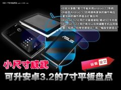 小尺寸威武 可升安卓3.2的7吋平板盘点
