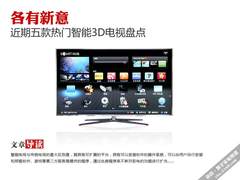各有新意 近期五款热门智能3D电视盘点