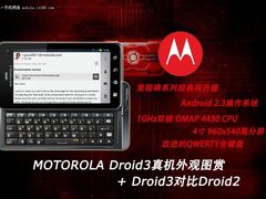 MOTO里程碑3真机外观图赏 对比里程碑2
