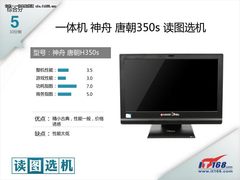 时尚双色一体机 双核神舟H350S读图选机