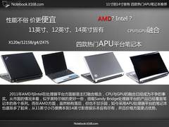 11寸到14寸皆有 四款热门APU笔记本推荐