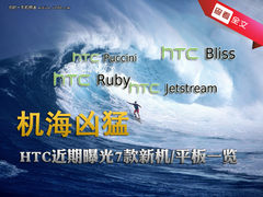 机海凶猛 HTC近期曝光7款新机/平板一览