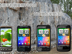 HTC独占半壁江山 本周手机销量榜TOP10