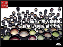 D3100入门组合曝新低 尼康单反配镜方案
