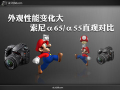 外观性能变化大 索尼α65/α55直观对比