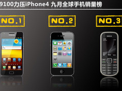 i9100力压iPhone4 九月全球手机销量榜