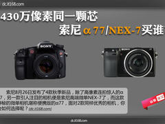 索尼α77/NEX-7买谁 2430w像素同一颗芯