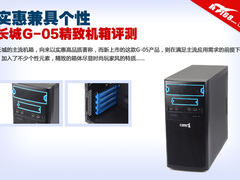实惠兼具DIY个性 长城G-05精致机箱评测