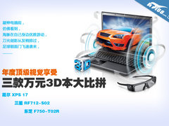 年度顶级视觉享受 三款万元3D本大比拼