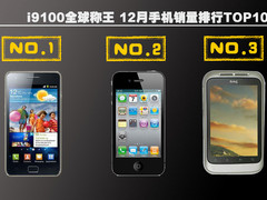 i9100全球称王 12月手机销量排行TOP10
