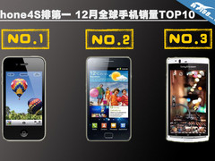 iPhone4S排第一 12月全球手机销量TOP10