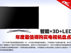 智能+3D+LED 年度最值得购买电视机盘点