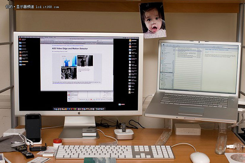 多屏+苹果机 国外玩家创意电脑桌面图赏