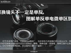 可换镜头一定是单反? 单反单电微单区别