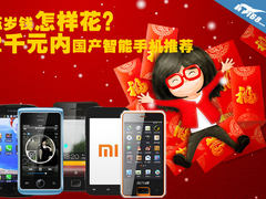 压岁钱如何花 2千元内国产智能手机推荐